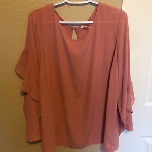 Long Sleeve Pink Top